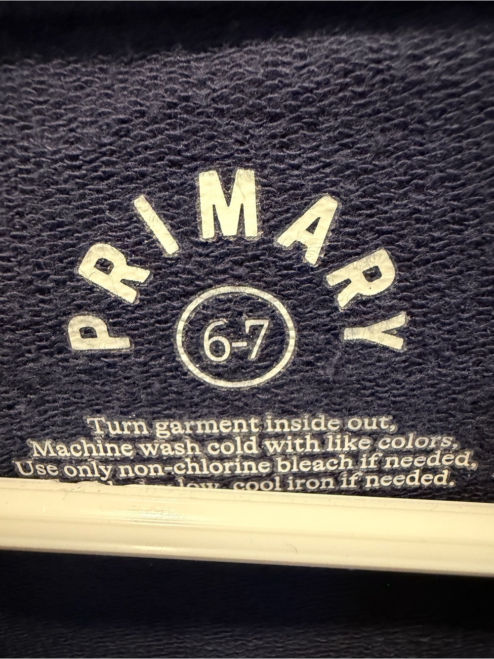 Primary Navy Sweatshirt with Multicolor Star Print - Picture 2 of 3
